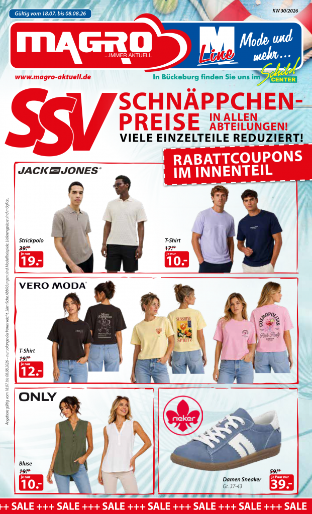Angebote gültig vom 18.07.2026 bis zum 08.08.26 - nur solange der Vorrat reicht!
